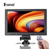 Eyoyo 7/10 inch Monitor 1024x600 Small IPS HDMI Monitor HDMI VGA AV Monitor with Remote Control & Sp