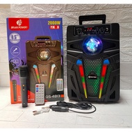 Speaker Bluetooth Portable 780 Series 8.5 Inch Free Micropone Kimiso Dan Brain Power