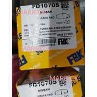 Nissan Vanette C22 brake pad front FBK