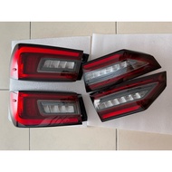 Toyota Vios taillight rear lamp Vios 2023-2026 lampu belakang Vios 2024 2025 Vios rear lights