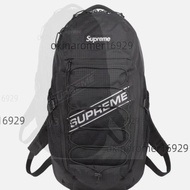 Supreme字母大容量書包 男女通用 初高中學生通勤旅行背囊