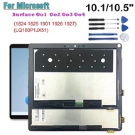 For Microsoft Surface Go 1 2 3 4 Go1 Go2 1824 1825 1901 1926 LCD Display Touch Screen Digitizer Glass Assembly for surface Go Go2 Go3 Go4