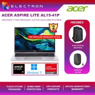 Acer Aspire Lite 15 AL15-42P-R4FV 15.6" FHD Laptop Pure Silver (R7-7730U,16GB,512GB SSD,ATI,W11,HS)