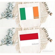 Angbaligya Flag Theme Tote Bag Canvas | Shoulder Bag (IRELAND , INDONESIA)