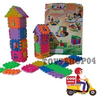 Baby Toys Plastic Pazzle Stacking Assemble House