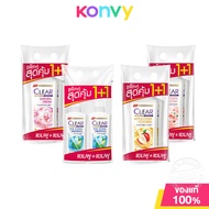 Clear Anti Dandruff Shampoo เคลียร์ แชมพู [370mlx2pcs] (Ice Cool Menthol/Sakura Fresh/Apple CiderItc