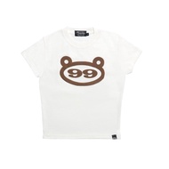 "CHOCO" BABY TEE WHITE/BROWN 99CLOVER