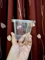 ถ้วยมูสพลาสติก ถ้วยขนมพลาสติก[ฝาเรียบ]MC-001 MC002 MC003 แพ็คละ50ใบ