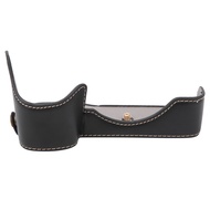 High Quality PU Leather Camera Half Case Grip Bag Protective Bottom Cover for Sony A9/A7RIIi A7III<b