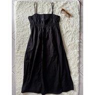 Authentic CottonOn Black Dress With Spaghetti Straps Size M