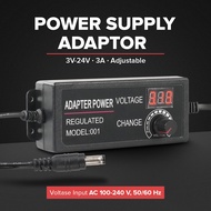 AC to DC 3V-24V 3A Adjustable Power Supply Converter Adapter