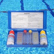 pH Chlorine and Water Quality Test Kit for Swimming Pool ชุดอุปกรณ์ทดสอบค่า พีเฮช คลอรีน1ชุด