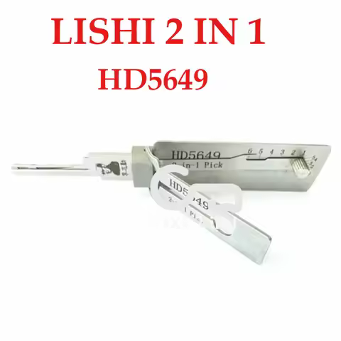 1PCS 2 IN 1 LISHI Repair Tools HD5649 Locksmith Auto Door Open Car Auto Complete Set Ganzua Lishi Ma