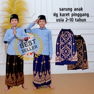 SARUNG INSTAN MOTIF BATIK / SARUNG INSTAN ANAK LAKI LAKI MODEL ROK / SARUNG ANAK DG KARET PINGGANG /