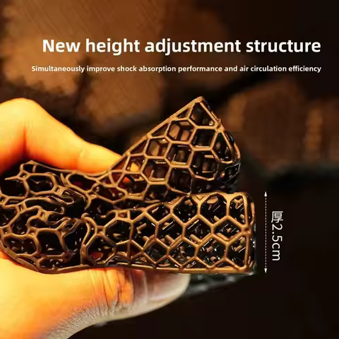 Tactical Helmet 3D-Printed Honeycomb Polymer Liner Pad, 2.5 cm Thick, Breathable and Comfortable for