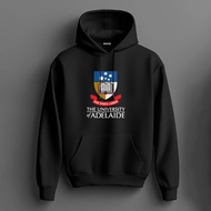 ADELAIDE University Hoodie Sweater Fleece Hood Black Black Cloth