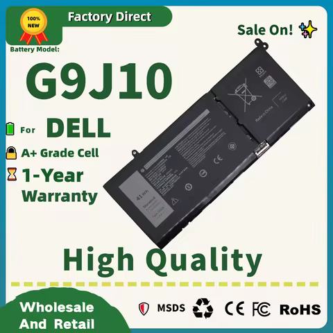 Factory Direct! G91J0 V6W33 Laptop Battery For DELL Latitude 3320 3420 3520 Inspiron 15 3515 3511 35