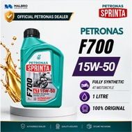 PETRONAS Sprinta F700 15W-50 Semi-Synthetic Motorcycle Oil 4T 1L F700 15W50