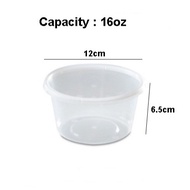 16oz Microwave Container Food Container Round / Take Away Container / Bekas Makanan