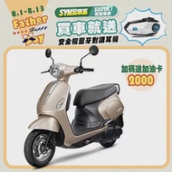 SYM 三陽機車 Fiddle LT 115 碟煞 CBS ZRSG 七期 _消光女金