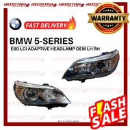 BMW 5-SERIES E60 LCI ADAPTIVE HEADLAMP HEADLIGHT LH & RH NEW-OEM ( 6312-7045693/6312-7045694 )
