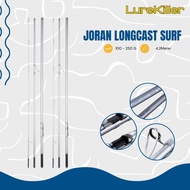 Lurekiller LongCast Surf Fishing Rod Fuji 4.2M Cw 100-250g Sand Rod Ring Fuji JP030