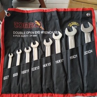 Tomeco Wrench set 6-24mm 6 - 24 mm 8 pcs 6mm 24mm