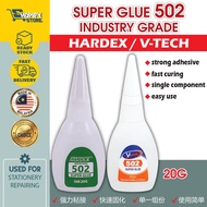 SUPER GLUE 502 INDUSTRY GRADE* HARDEX & V-TECH *20G