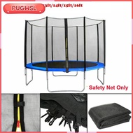 [pugwsl] Safe Mesh Netting for Round Trampoline Bounce Bed Outdoor Protection Fence for Child 6ft 12