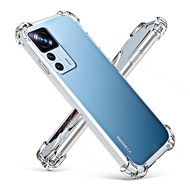 Luxury shockproof transparent soft TPU protective case for Xiaomi Mi 14 13T 13 Lite 12T 12x 12 11T Pro 11 Lite 5G NE 10T 10s 10 Ultra Note 10 Lite 9T Pro 9 SE