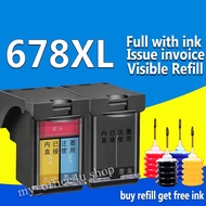For HP 678 Ink Cartridge 678XXL Ink HP 678XL Ink Cartridge for 1018 1515 1518 2515 2545 2548 2645 26