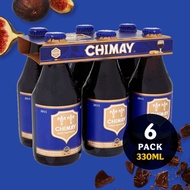 Chimay Blue Trappist Quadrupel Dark Ale - Pack of 6 x 330ml Bottles [Belgian Beer]