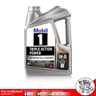 Mobil 1 โฉมใหม่ล่าสุด โมบิล 1 SAE 5W-30 น้ำมันเครื่องเบนซิน สังเคราะห์แท้100% ปริมาณ 4 ลิตร