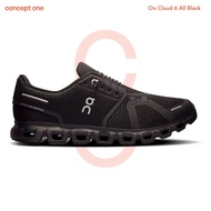 On Cloud 6 Black  (M) รองเท้าผ้าใบผู้ชาย