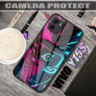 Softcase Glass Kaca Terbaru For Vivo Y15S Vivo Y01 Anime karakter Trendi mewah Kilau - IC56 - casing hp - case hp Y01 - silikon hp - pelindung hp -kesing hp Vivo Y01 - kesing hp vivo Y01 - case vivo - kesing vivo -case y15s -kesing Y15s - casing y15s