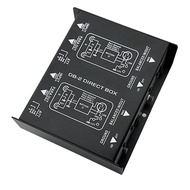 Di Box DB2 2 Channel Audio Possive DI Box Direct Box Guitar Bass Active Audio Converter