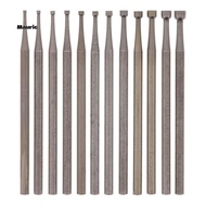 12 Pcs Round Cup Burr Set, 3/32Inch Shank Wire Rounder Bits Jewelry Carving Bits (0.8-3.0mm)
