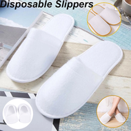 10 pair Towelling Open Closed Toe Hotel Slipper Spa Shoes Disposable Travel Portable Indoor Slippers Unisex Washroom Accessories