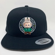 Labubu Monster Green snapback Hat