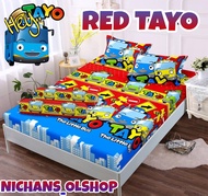 SPREI KARTUN MOTIF TAYO / SPREI KARAKTER TAYO SPREI ANAK SPREI HOMEMADE MURAH