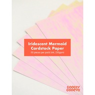 Googly Gooeys Iridescent Mermaid Cardstock Paper for Cricut Cameo Cutting Machine Cake Topper Crafts