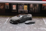 Master 1:64合金模型！LC500 LB寛體改装版，第五批預售中。Matt Grey啞灰色，含車頂行李箱。定制版，首批300台。