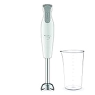 Moulinex Dailychef White DD5511 Hand Blender, 600 W, Up to 30% Faster Results, 2 Speeds, Ergonomic Handle, Splash-proof Stainless Steel Base, Measuring Cup 800 ml, White