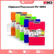 Fluorescent Clipboard PU-5003BIG Fluorescent Color Exam Board Size F4 Folio PU-5003