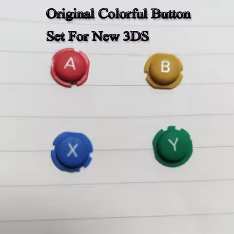 Original Colorful ABXY Buttons Set For Nintend NEW 3DS Console Keys!DON'T FIT for 3DS XL Or NEW 3DS