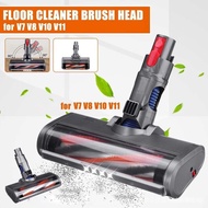Floor Brush Head Fluffy Electric for Dyson V7 V8 V10 V11 Vacuum Cleaner Parts Roller Brush Replacement Accessories