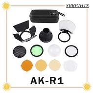 Godox AK-R1 Pocket Flash Light Accessories Kit | Godox H200R/ V1 Round Flash Head AD200