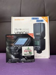 新淨靚仔 Godox V860 II V860IIF V860II  第二代 Flash Fujifilm Mount TTL 跟無線引線器