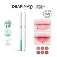 COMBO 2 Kẻ Viền Môi Hai Đầu DEARMAY 2in1 Plumpy Lip Liner 0.46g