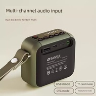 speaker bluetooth speaker bluetooth bass Shanshui Portable Bluetooth Card U Disk FM FM Speaker